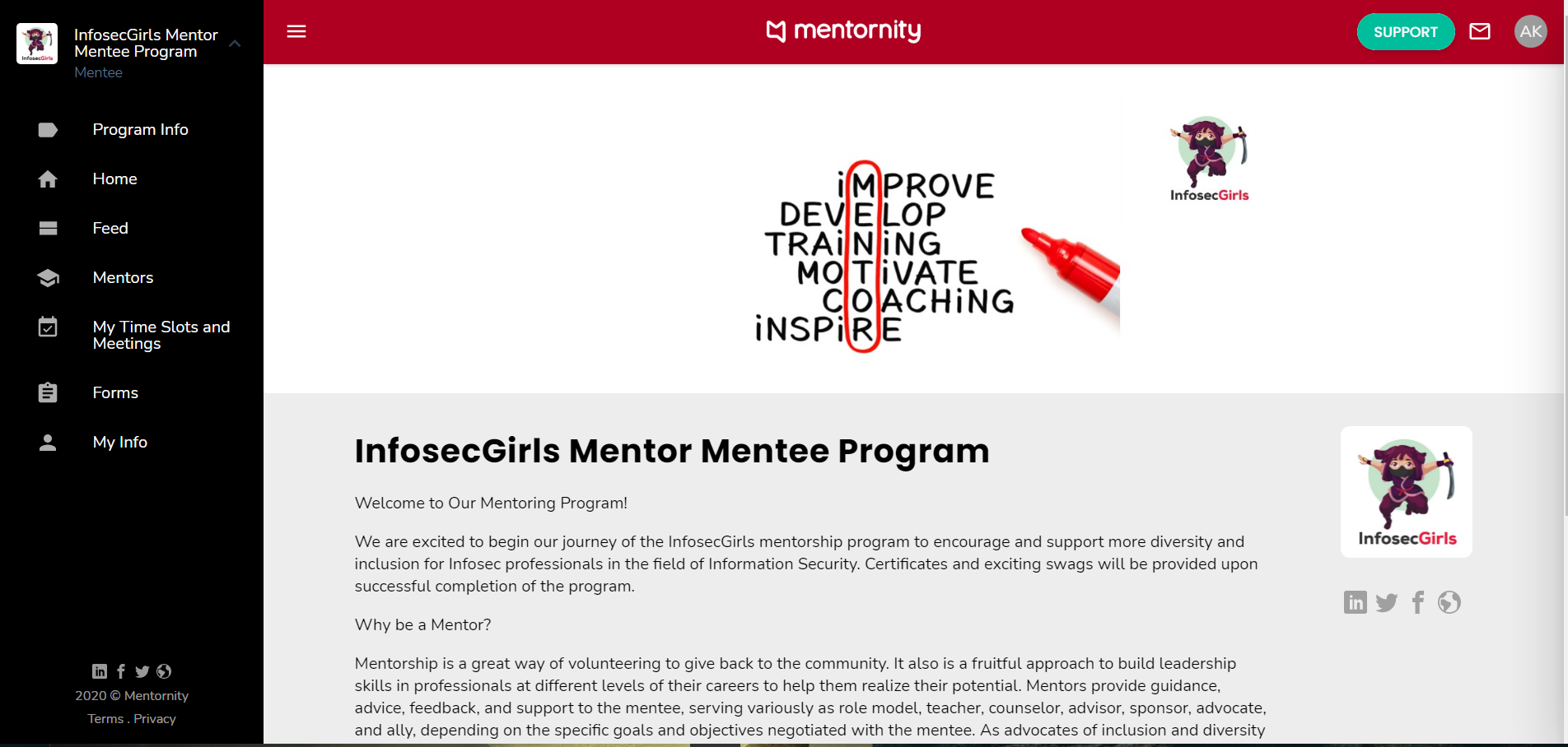 Mentornity Portal